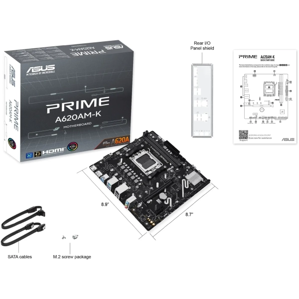 Купить Материнская плата ASUS PRIME A620AM-K - фото 7