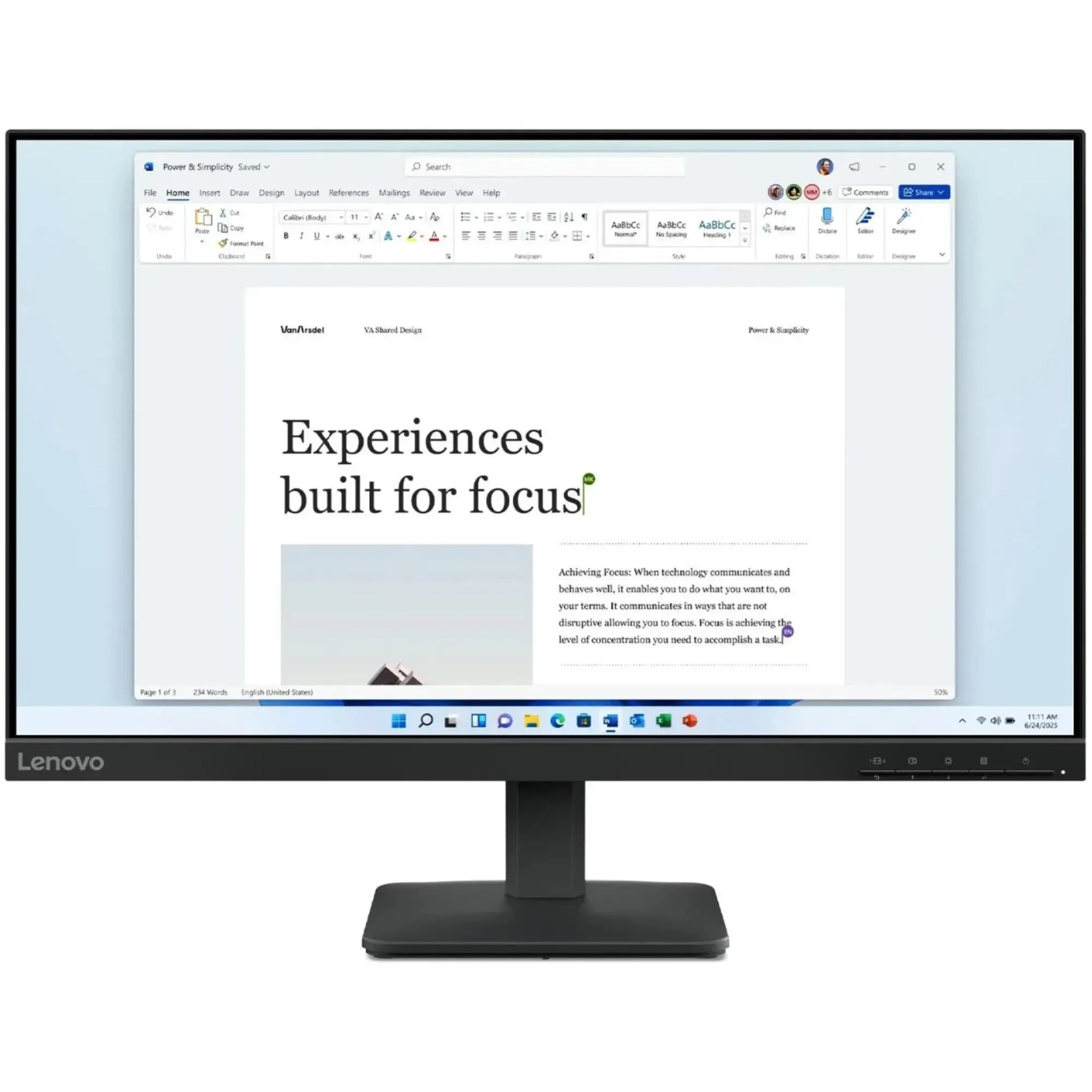 Купити Монітор 23.8" Lenovo L24-4e (68C2KAC1UA) - фото 1