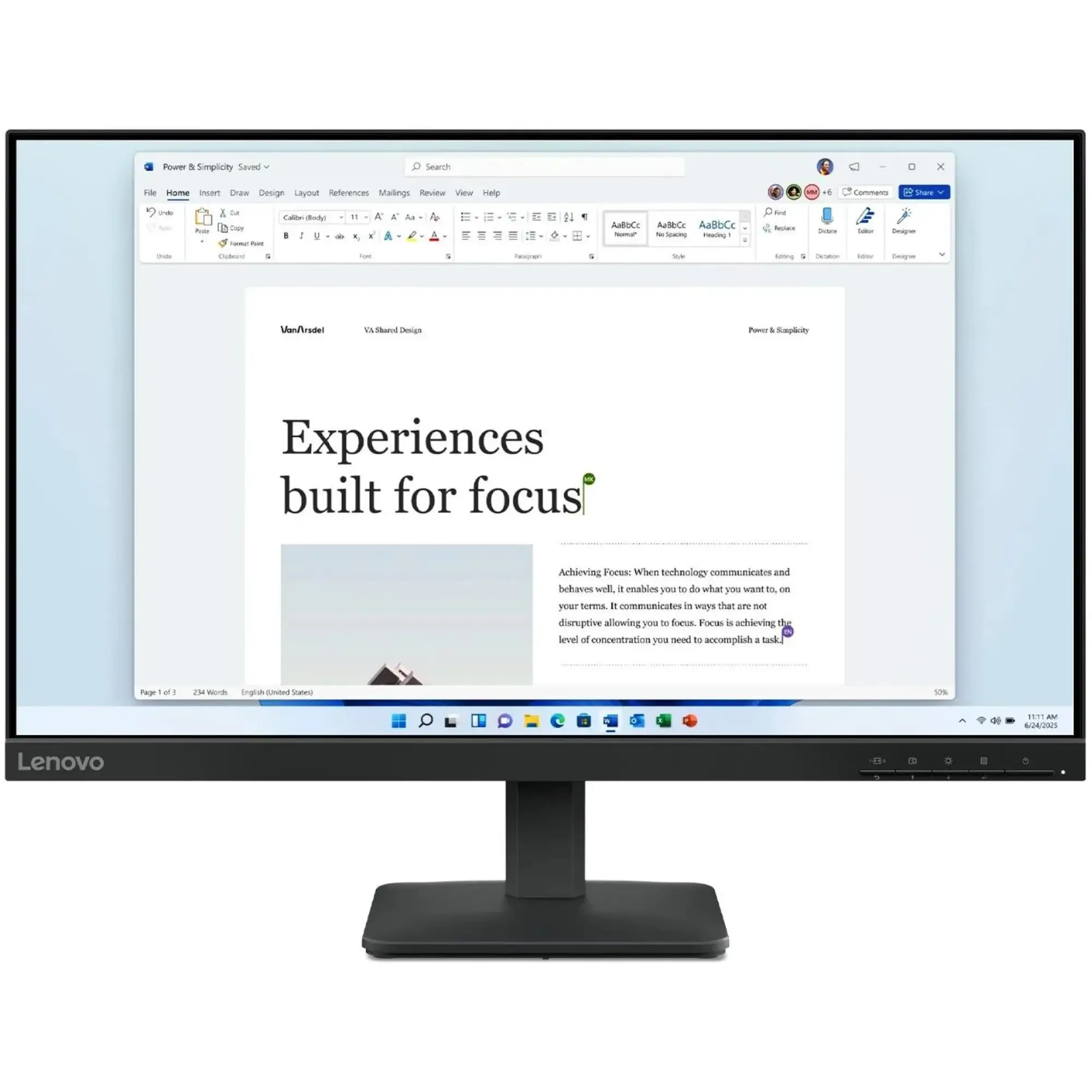 Купити Монітор 23.8" Lenovo L24-4e (68C2KAC1UA) - фото 1