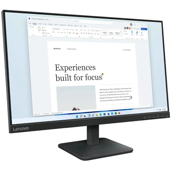Купити Монітор 23.8" Lenovo L24-4e (68C2KAC1UA) - фото 2