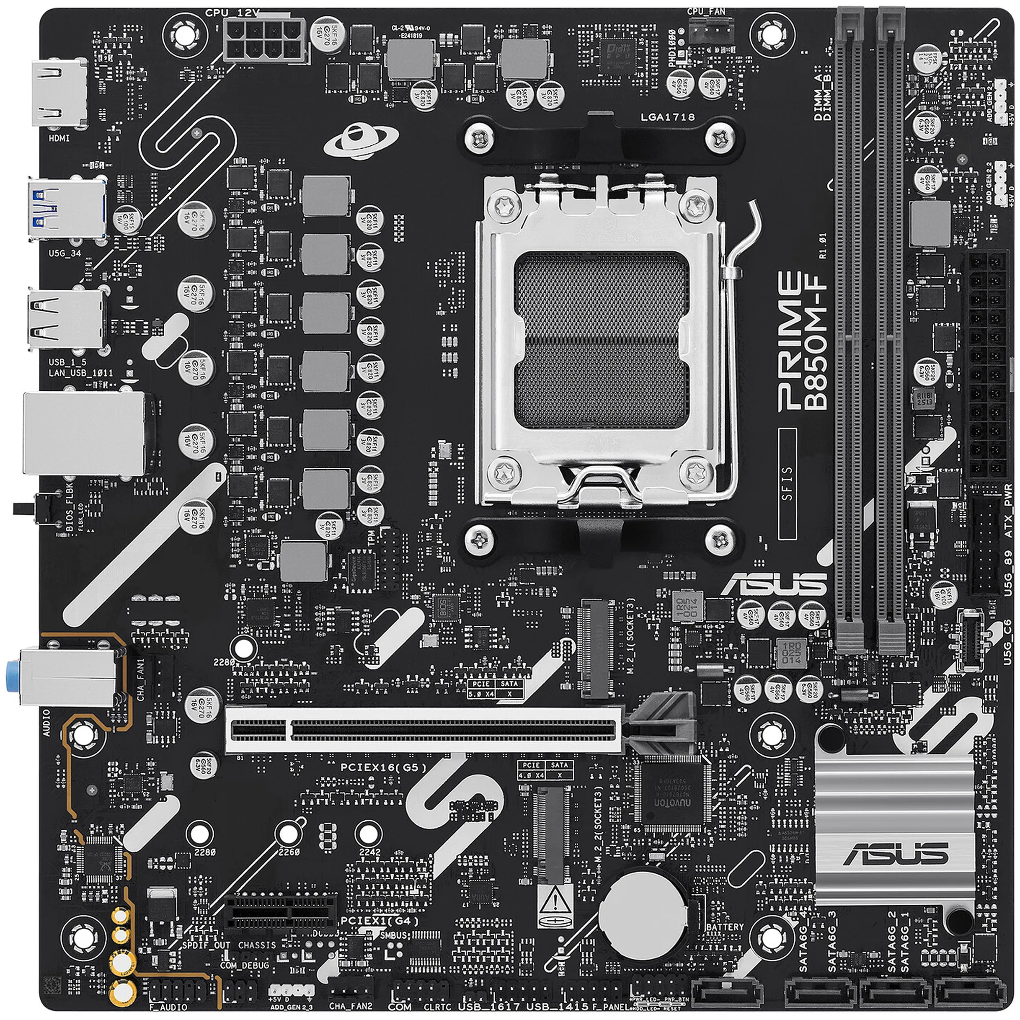 Купить Материнская плата ASUS PRIME B850M-F - фото 1