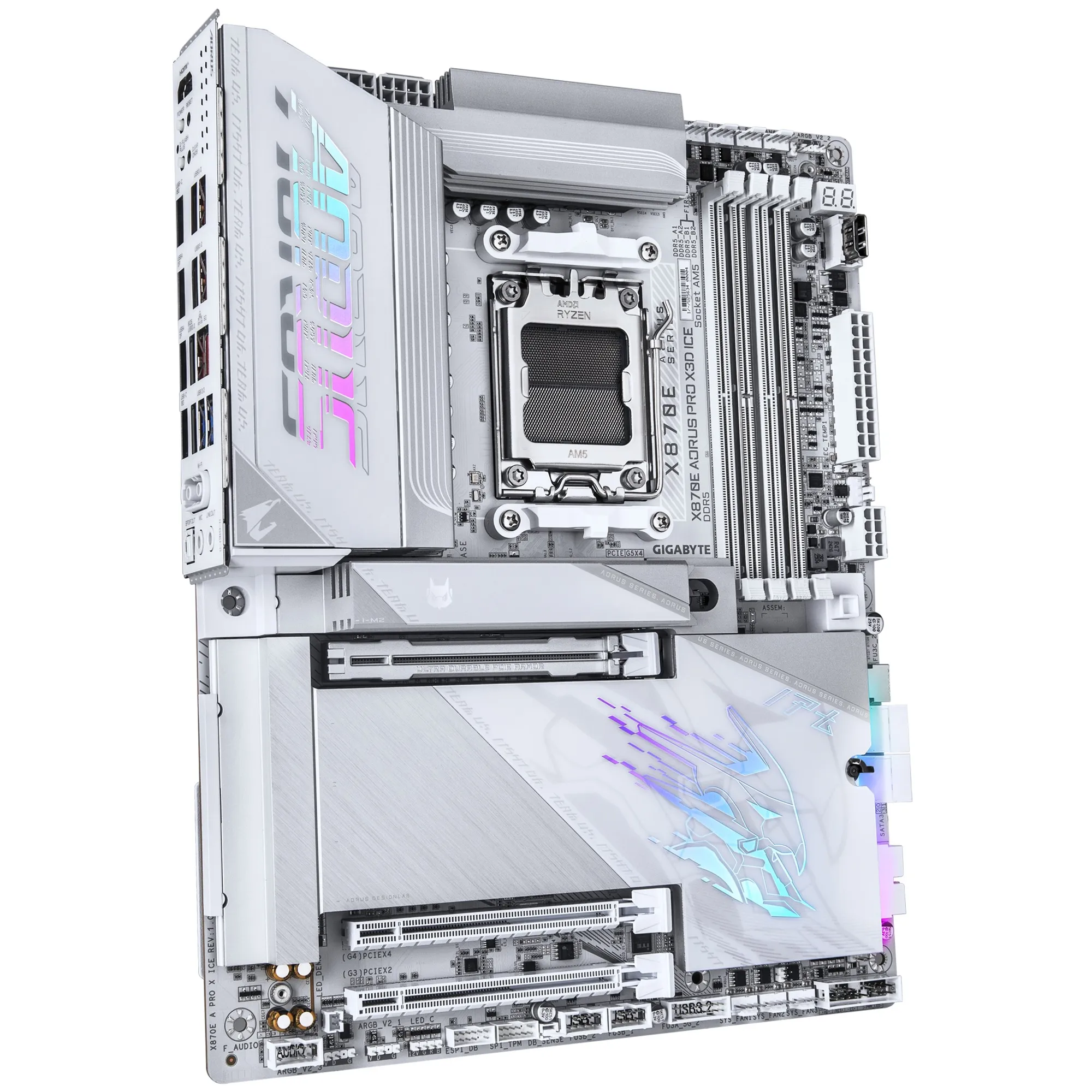 Купить Материнская плата GIGABYTE X870E AORUS PRO X3D ICE - фото 2