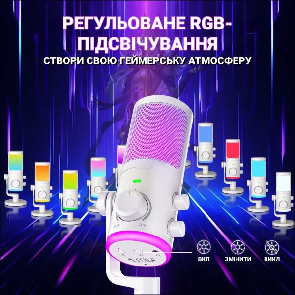 Купить Микрофон Fifine TAM6W White - фото 6