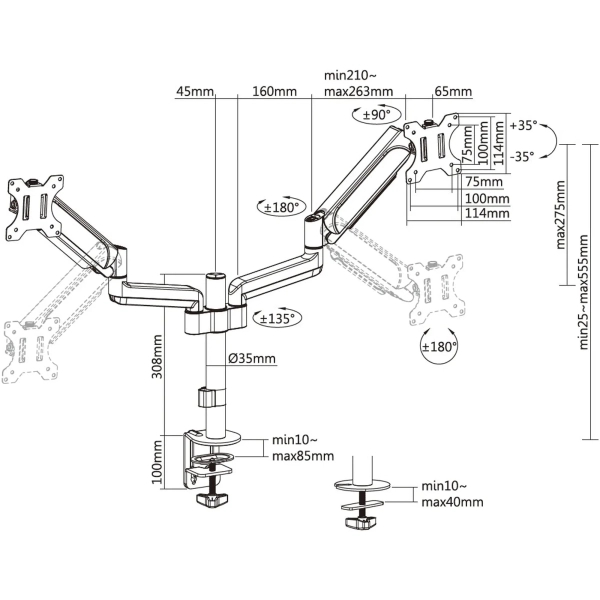 Купить Крепление для монитора OfficePro MA722B - фото 13