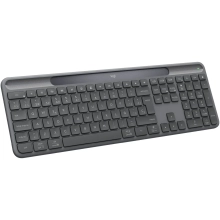 Купить Клавиатура Logitech Slim Solar+ for Business Wireless/Bluetooth Graphite (920-013779) - фото 2