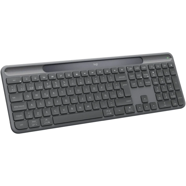 Купить Клавиатура Logitech Slim Solar+ for Business Wireless/Bluetooth Graphite (920-013779) - фото 2
