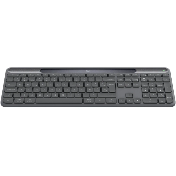 Купить Клавиатура Logitech Slim Solar+ for Business Wireless/Bluetooth Graphite (920-013779) - фото 4