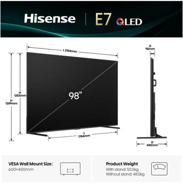Купить Телевизор Hisense 98E7Q - фото 3