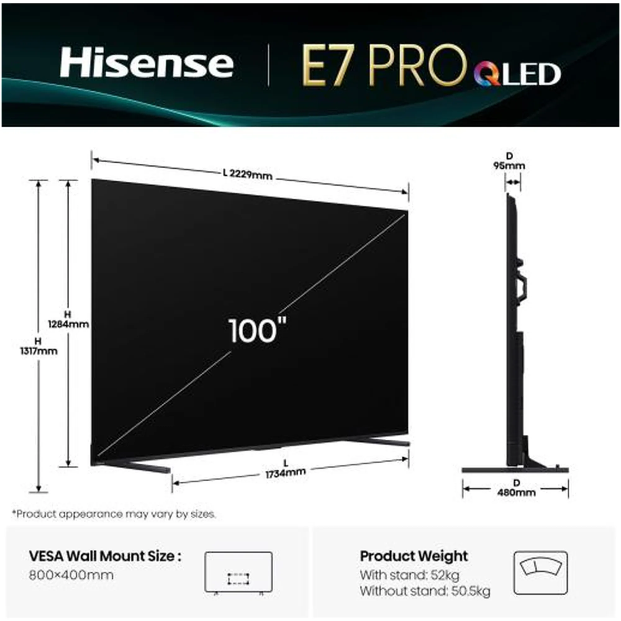 Купить Телевизор Hisense 100E7Q PRO - фото 4