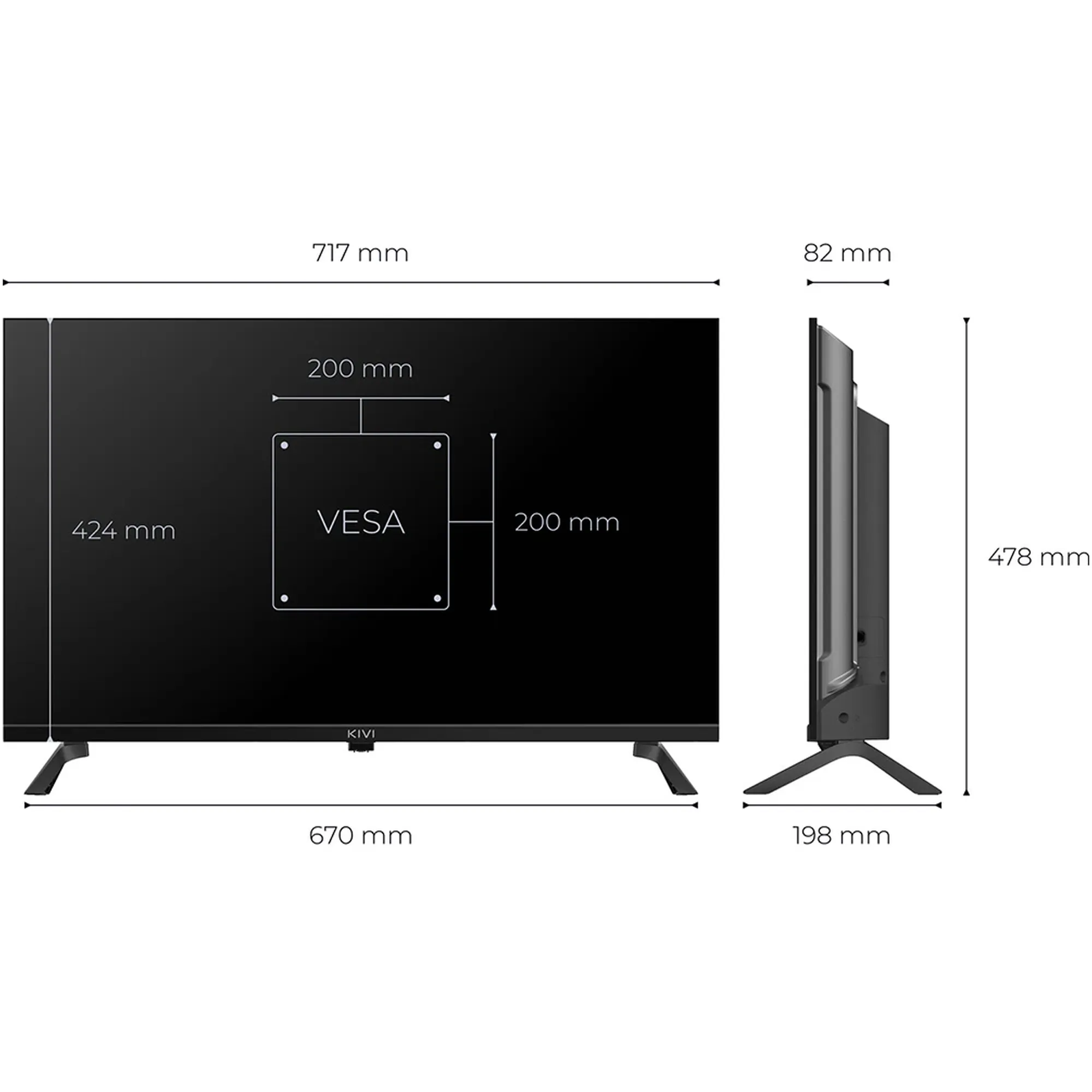 Купить Телевизор Kivi 32H820KB - фото 4