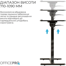 Купити Офісний стіл з регулюванням висоти OfficePro ODM405B - фото 6