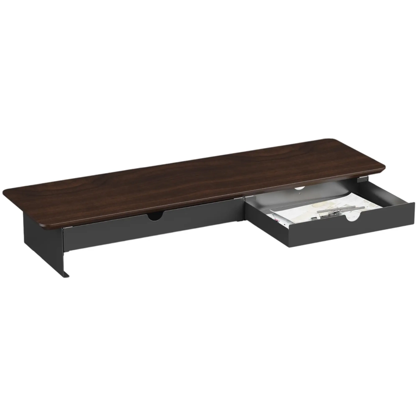 Купити Столик для ноутбука/монітора OfficePro MR145DW Dark Wood/Black - фото 4