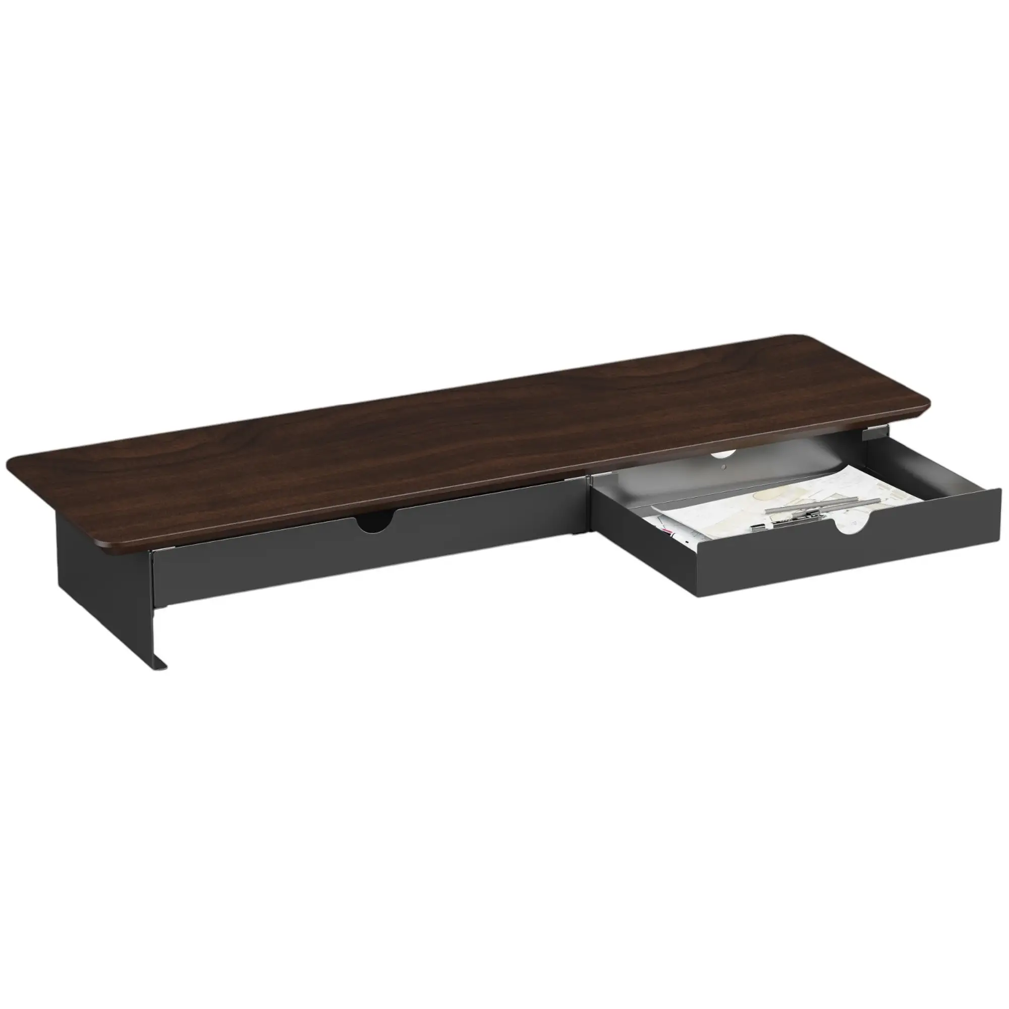 Купити Столик для ноутбука/монітора OfficePro MR145DW Dark Wood/Black - фото 4