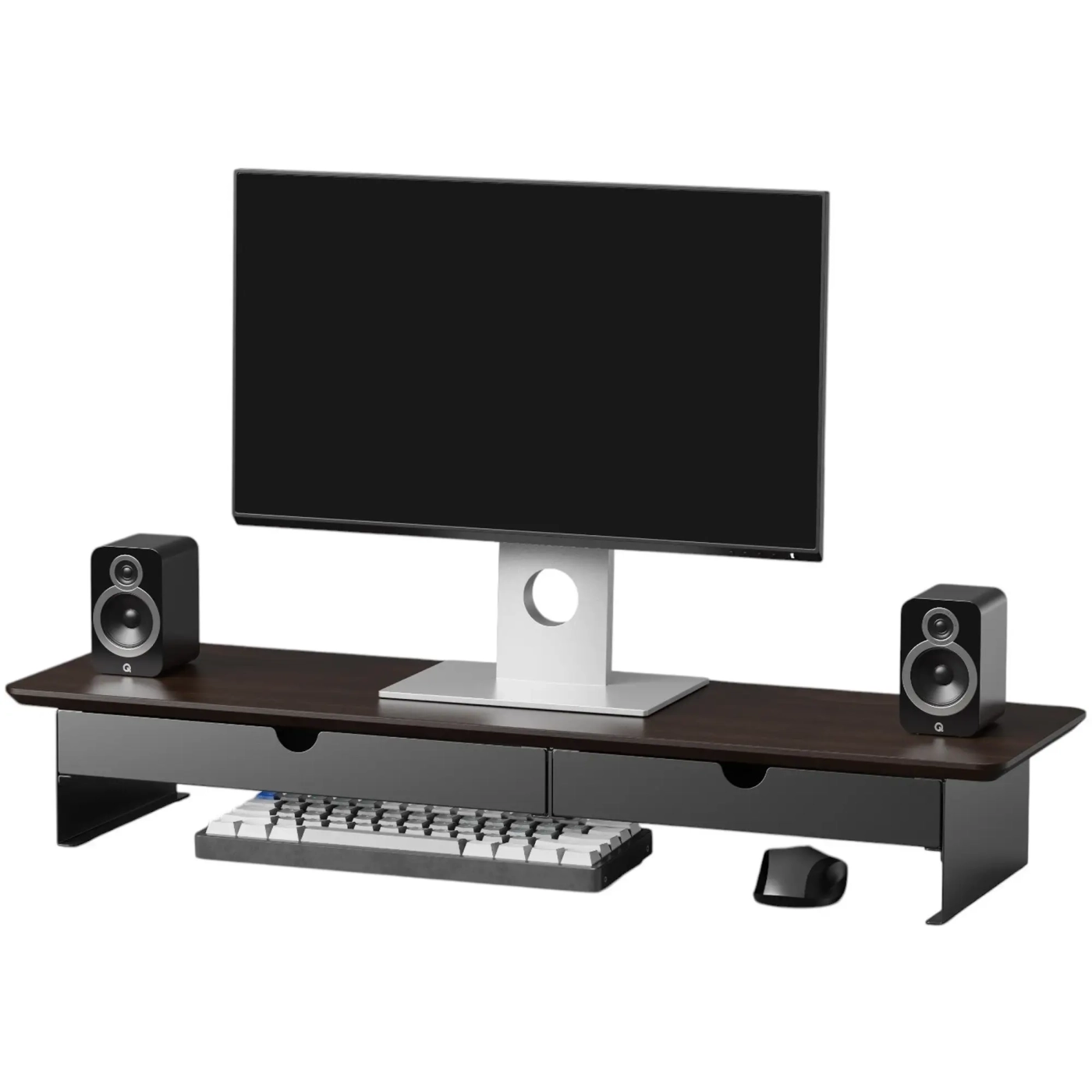 Купити Столик для ноутбука/монітора OfficePro MR145DW Dark Wood/Black - фото 6