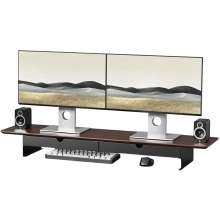 Купити Столик для ноутбука/монітора OfficePro MR164DW Dark Wood/Black - фото 5