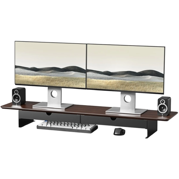 Купити Столик для ноутбука/монітора OfficePro MR164DW Dark Wood/Black - фото 5
