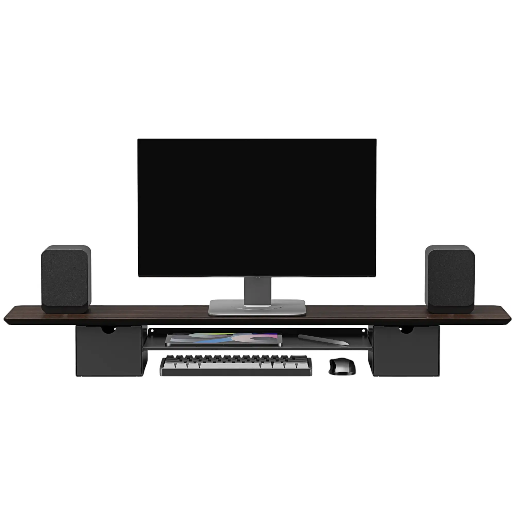 Купити Столик для ноутбука/монітора OfficePro MR177DW Dark Wood/Black - фото 5
