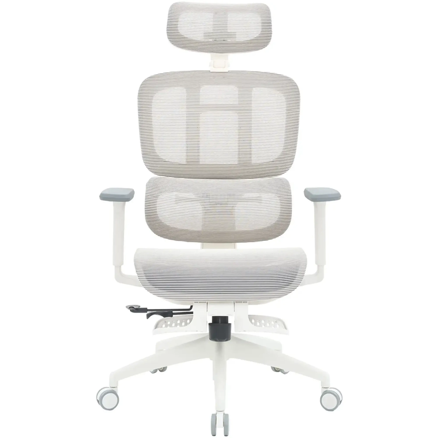 Купити Крісло офісне Officepro Skyline Footrest OC750-W-LG-LG White/Light Gray - фото 1