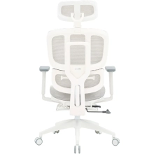 Купити Крісло офісне Officepro Skyline Footrest OC750-W-LG-LG White/Light Gray - фото 5
