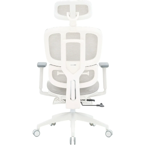 Купити Крісло офісне Officepro Skyline Footrest OC750-W-LG-LG White/Light Gray - фото 5