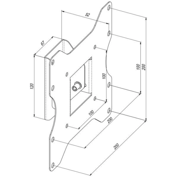 Купить Крепление для телевизора (кронштейн) KSL Simpler 27EN - фото 5