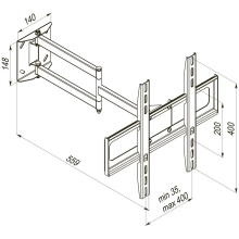 Купить Крепление для телевизора (кронштейн) KSL Simpler 48ET - фото 6
