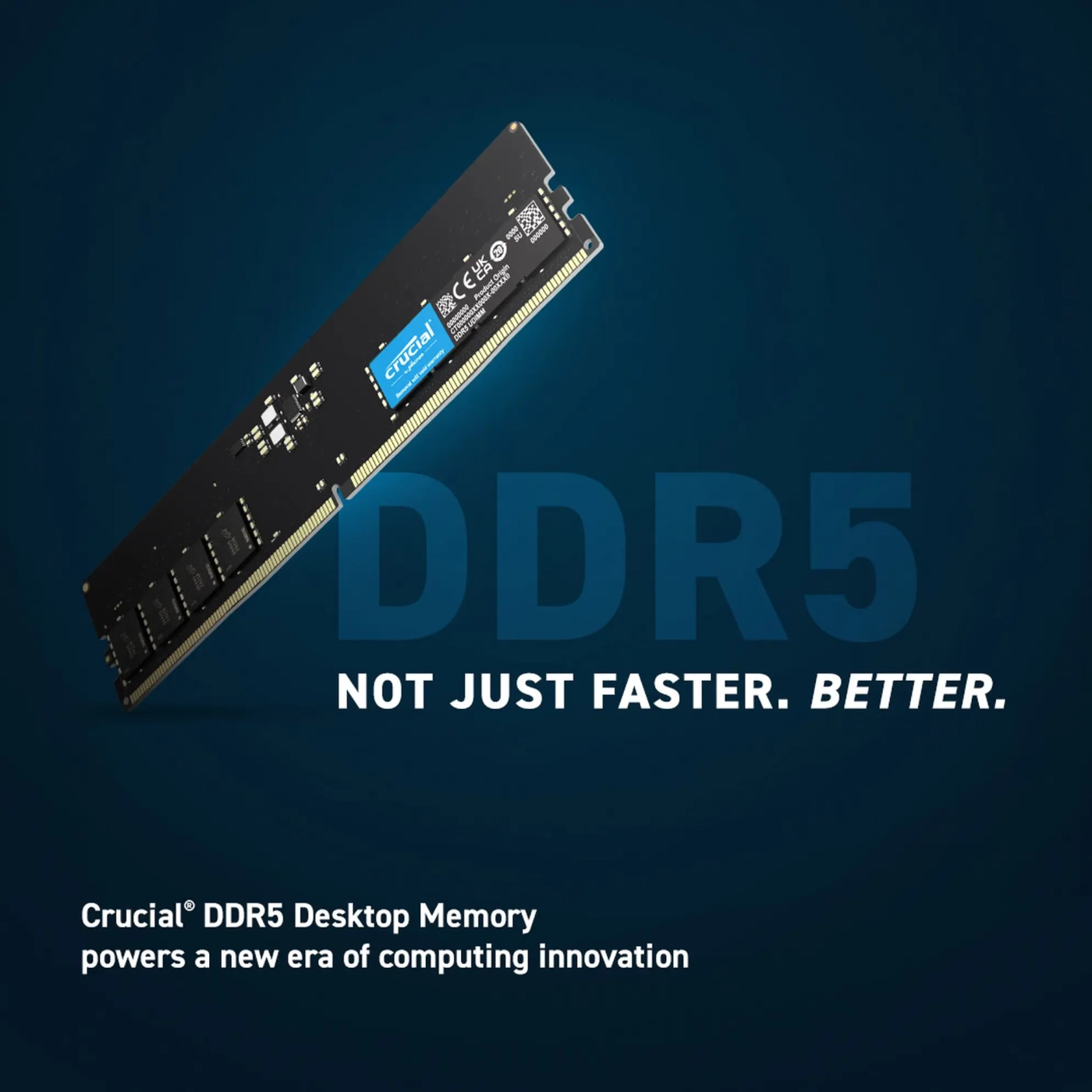 Купити Модуль пам'яті Crucial DDR5-4800 8GB (CT8G48C40U5T) - фото 2