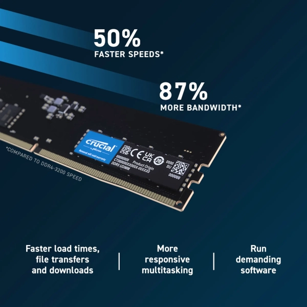 Купити Модуль пам'яті Crucial DDR5-4800 8GB (CT8G48C40U5T) - фото 3