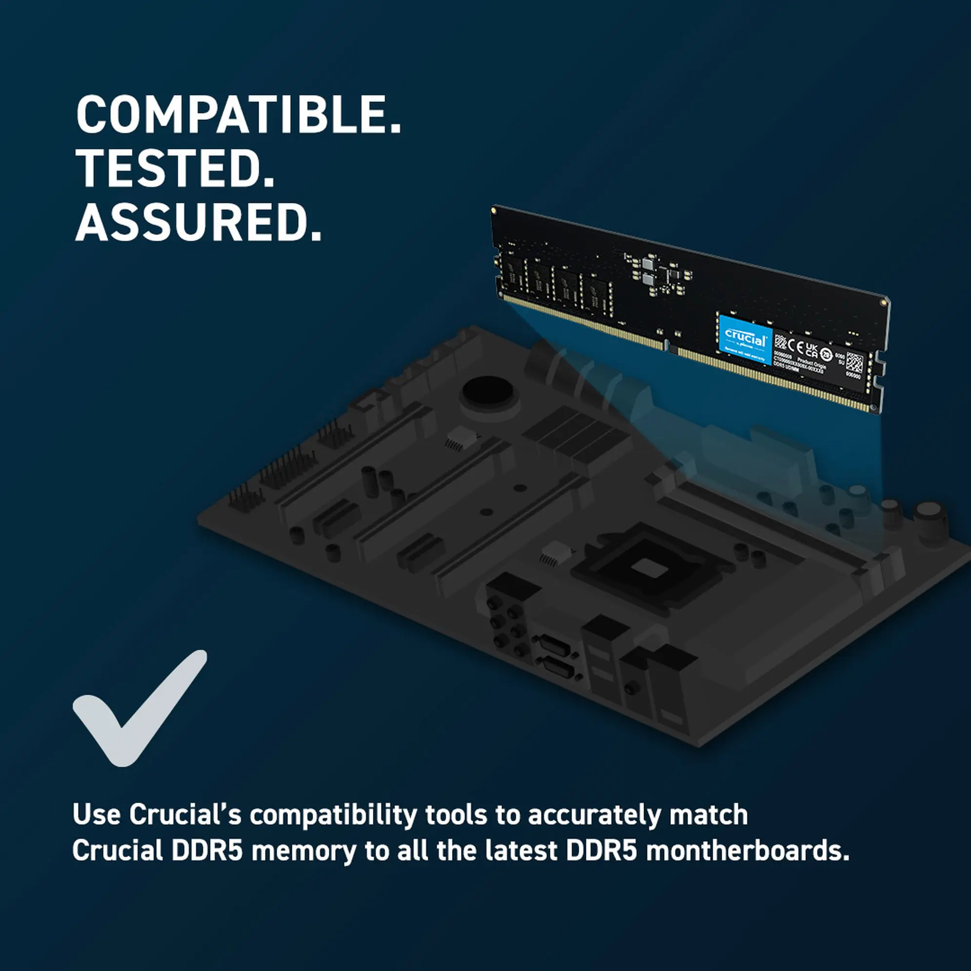 Купити Модуль пам'яті Crucial DDR5-4800 8GB (CT8G48C40U5T) - фото 5