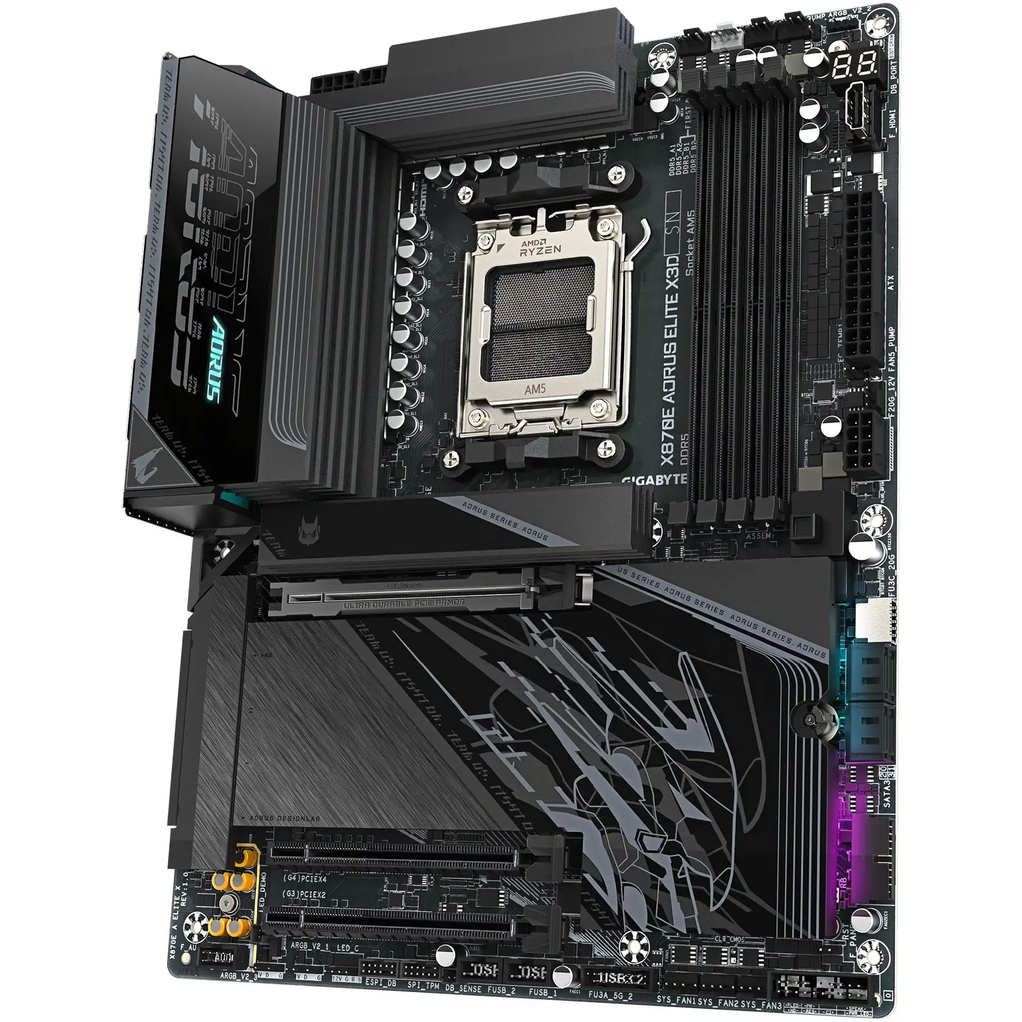 Купить Материнская плата GIGABYTE X870E AORUS ELITE X3D - фото 3