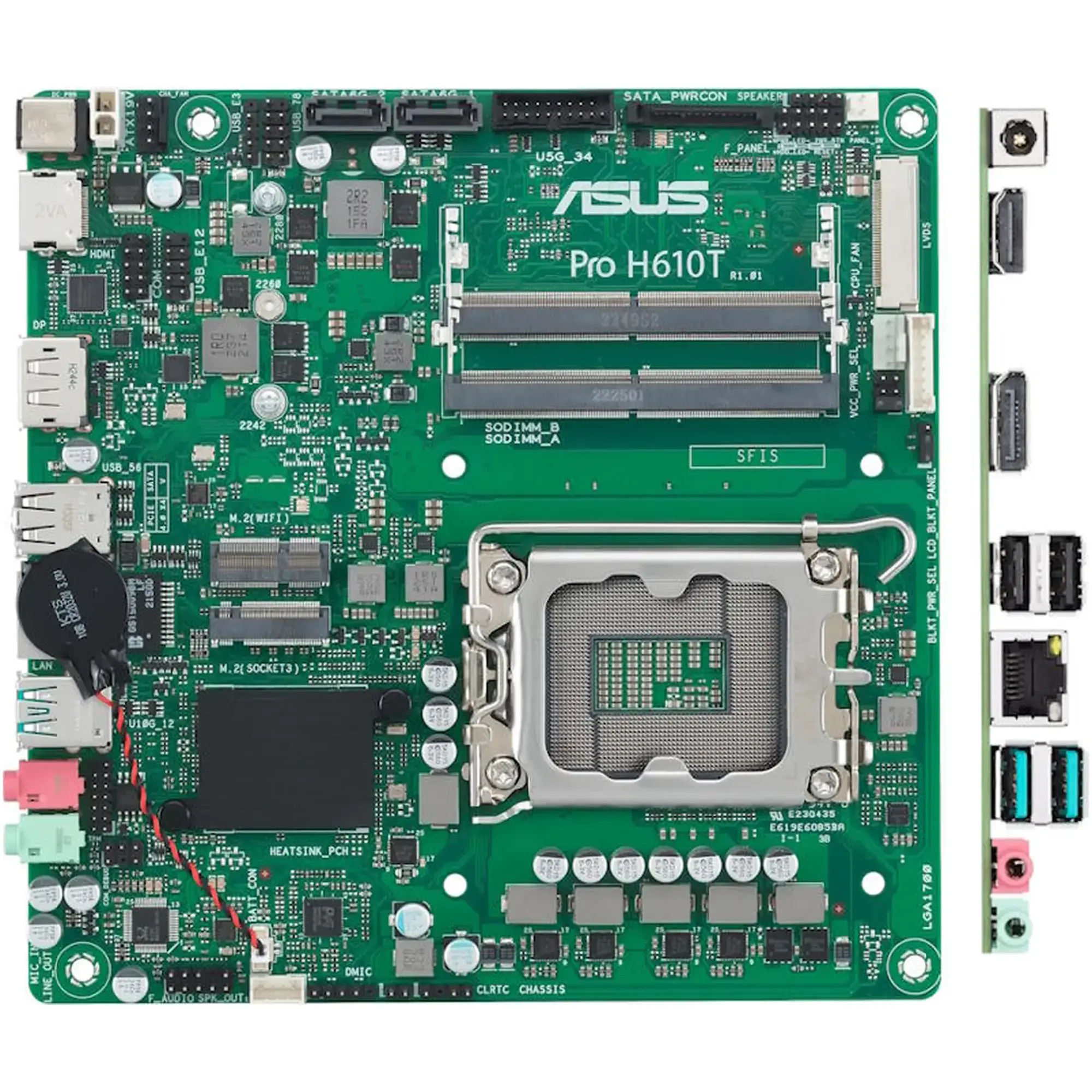 Купити Материнська плата ASUS PRO H610T-CSM - фото 1