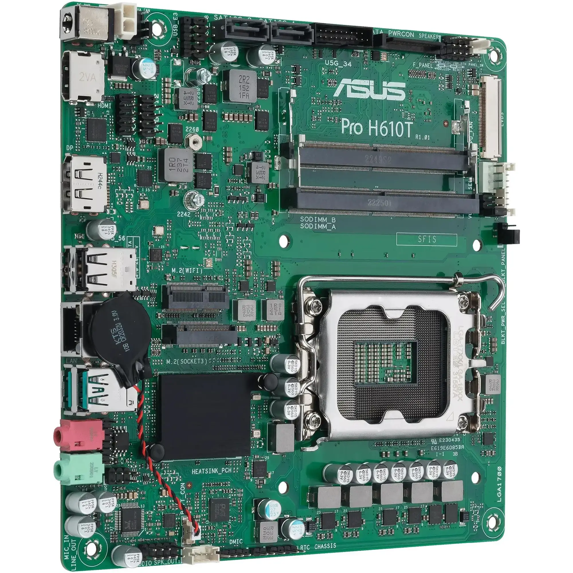 Купити Материнська плата ASUS PRO H610T-CSM - фото 2