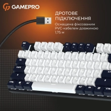 Купити Клавіатура GamePro Genesis Metallic MK110B Outemu Red Switch UA Black (MK110B) - фото 9