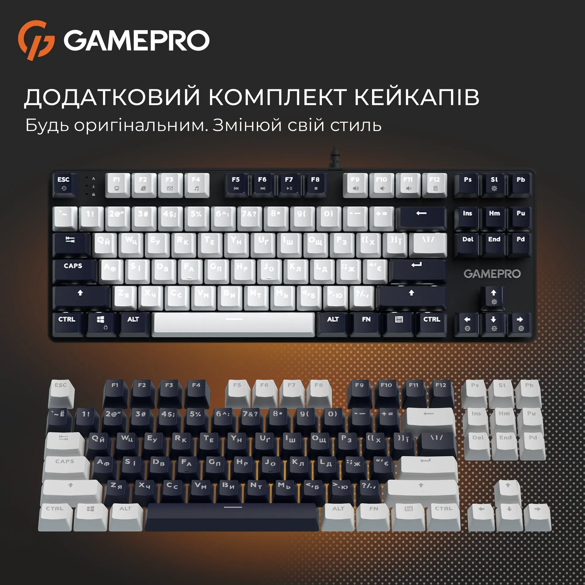Купити Клавіатура GamePro Genesis Metallic MK110B Outemu Red Switch UA Black (MK110B) - фото 12