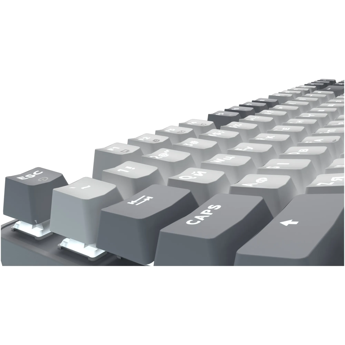 Купити Клавіатура GamePro Genesis Metallic MK110G Outemu Red Switch UA Gray (MK110G) - фото 5