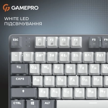 Купити Клавіатура GamePro Genesis Metallic MK110G Outemu Red Switch UA Gray (MK110G) - фото 8