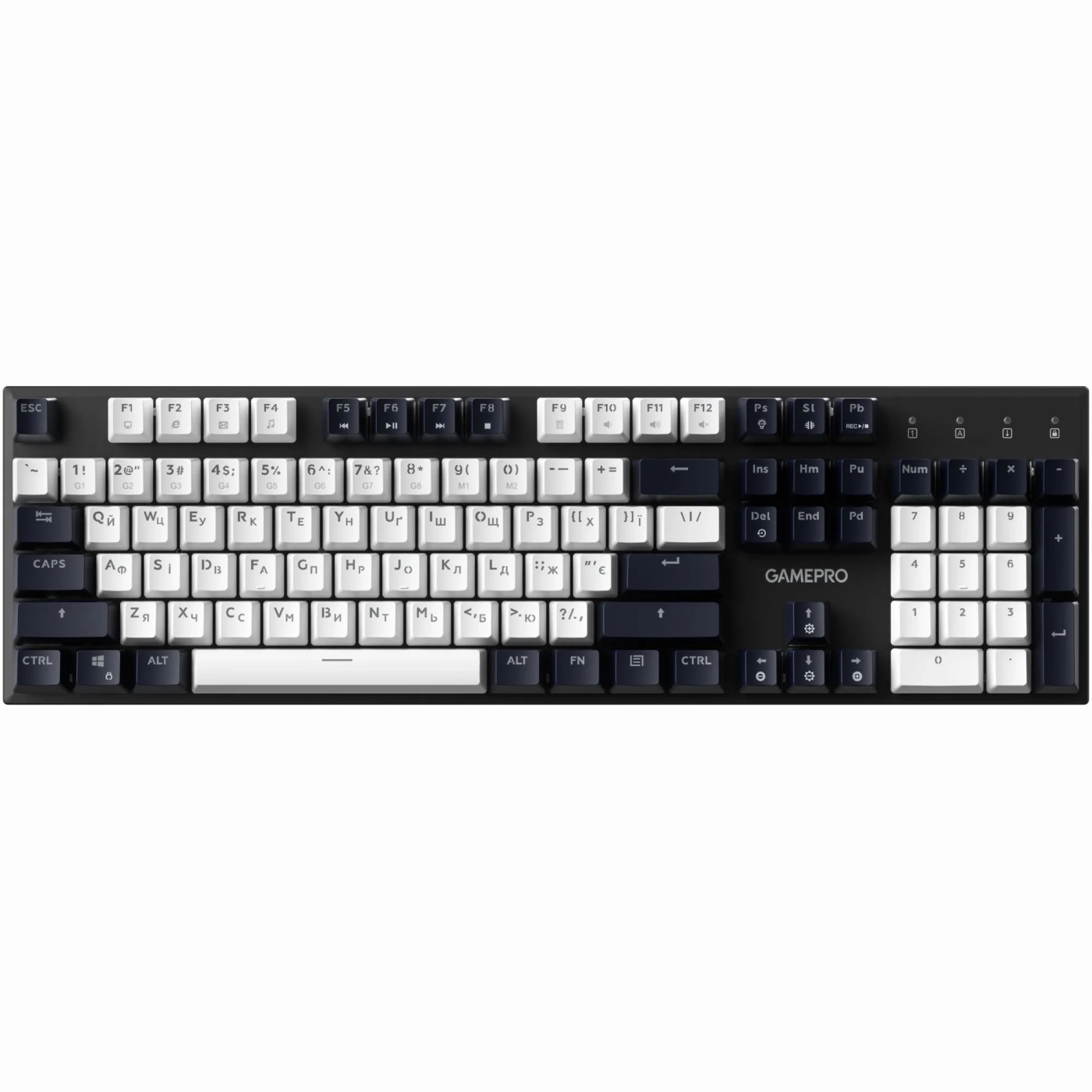 Купить Клавиатура GamePro Genesis Metallic MK144B Outemu Red Switch UA Black (MK144B) - фото 1
