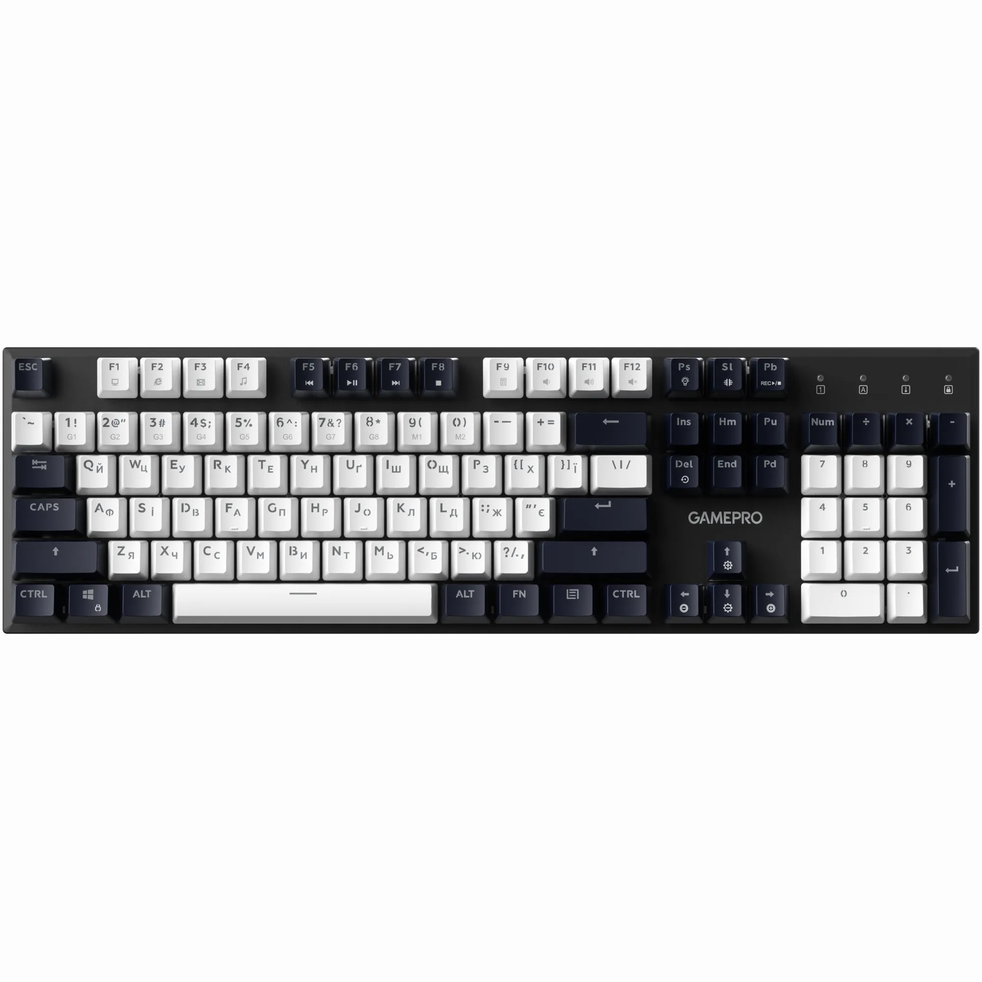 Купить Клавиатура GamePro Genesis Metallic MK144B Outemu Red Switch UA Black (MK144B) - фото 1