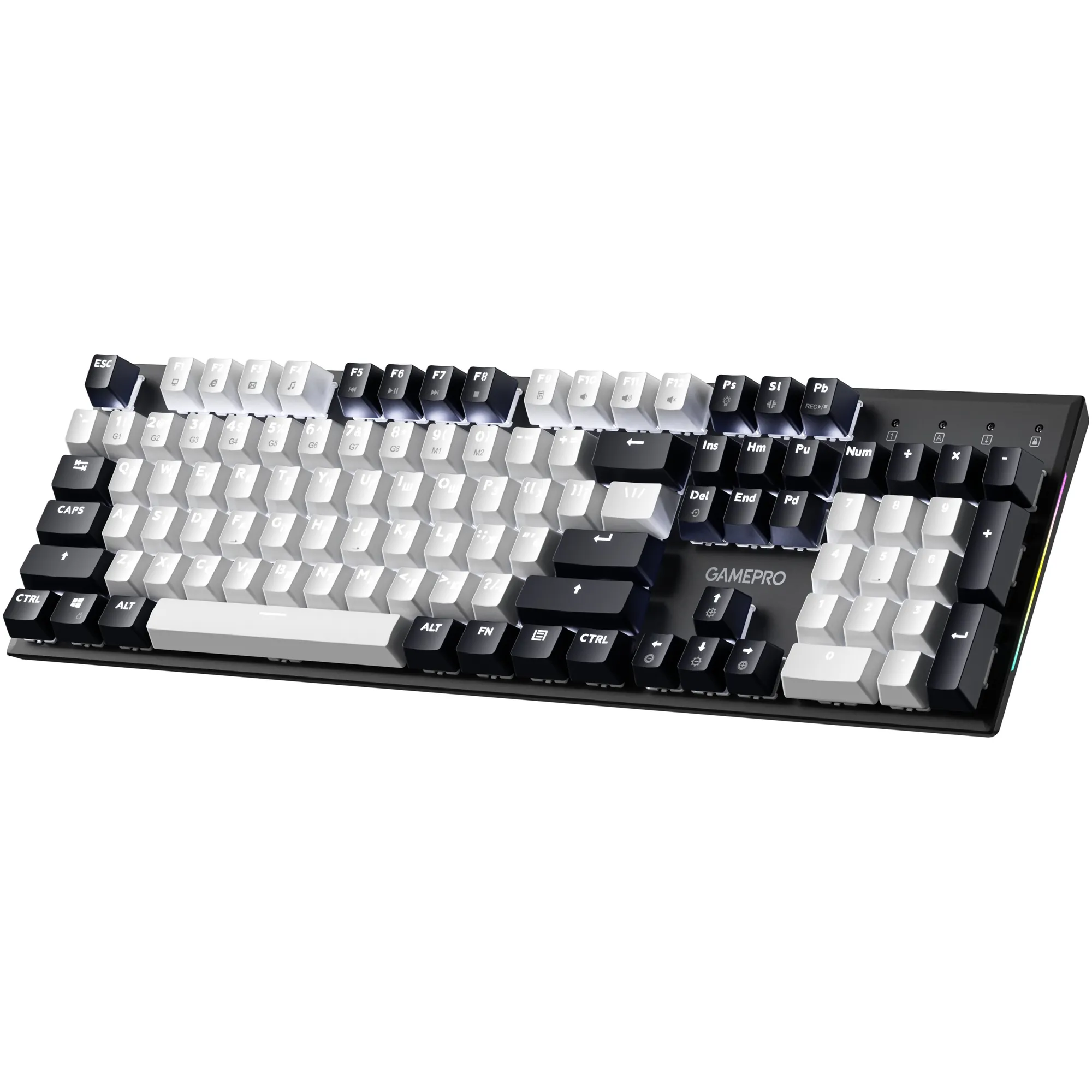 Купить Клавиатура GamePro Genesis Metallic MK144B Outemu Red Switch UA Black (MK144B) - фото 3