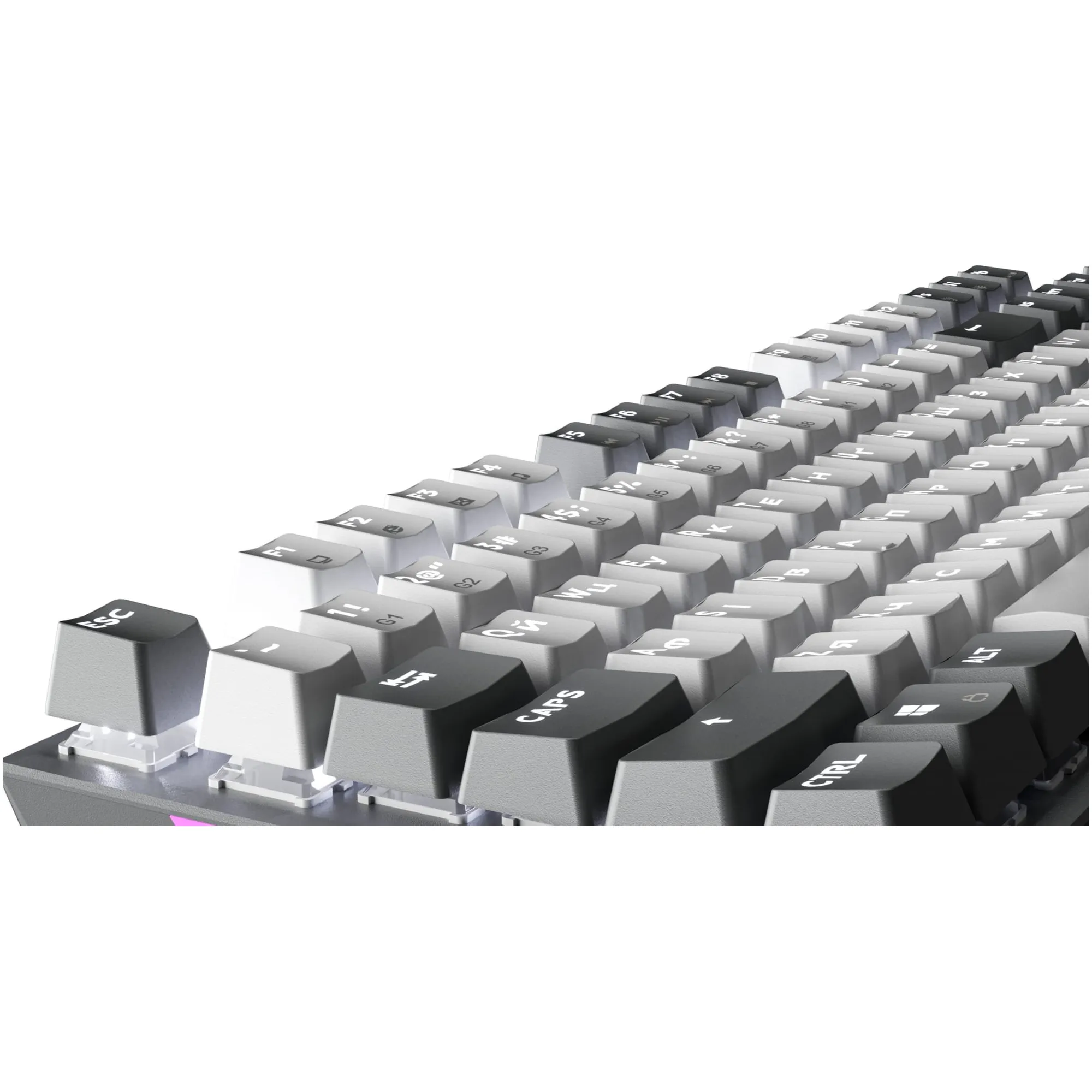 Купить Клавиатура GamePro Genesis Metallic MK144G Outemu Red Switch UA Gray (MK144G) - фото 6