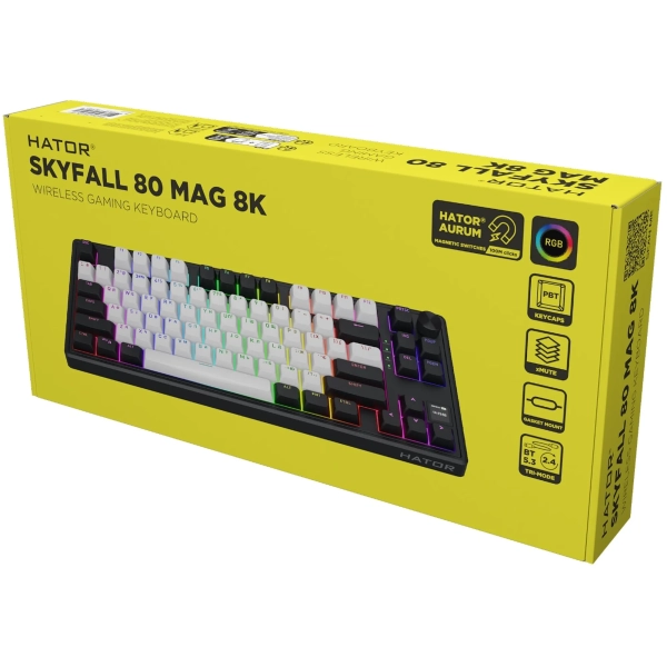 Купити Клавіатура Hator Skyfall 80 MAG Ultima 8K Wireless Black (HTK3880UA) - фото 6