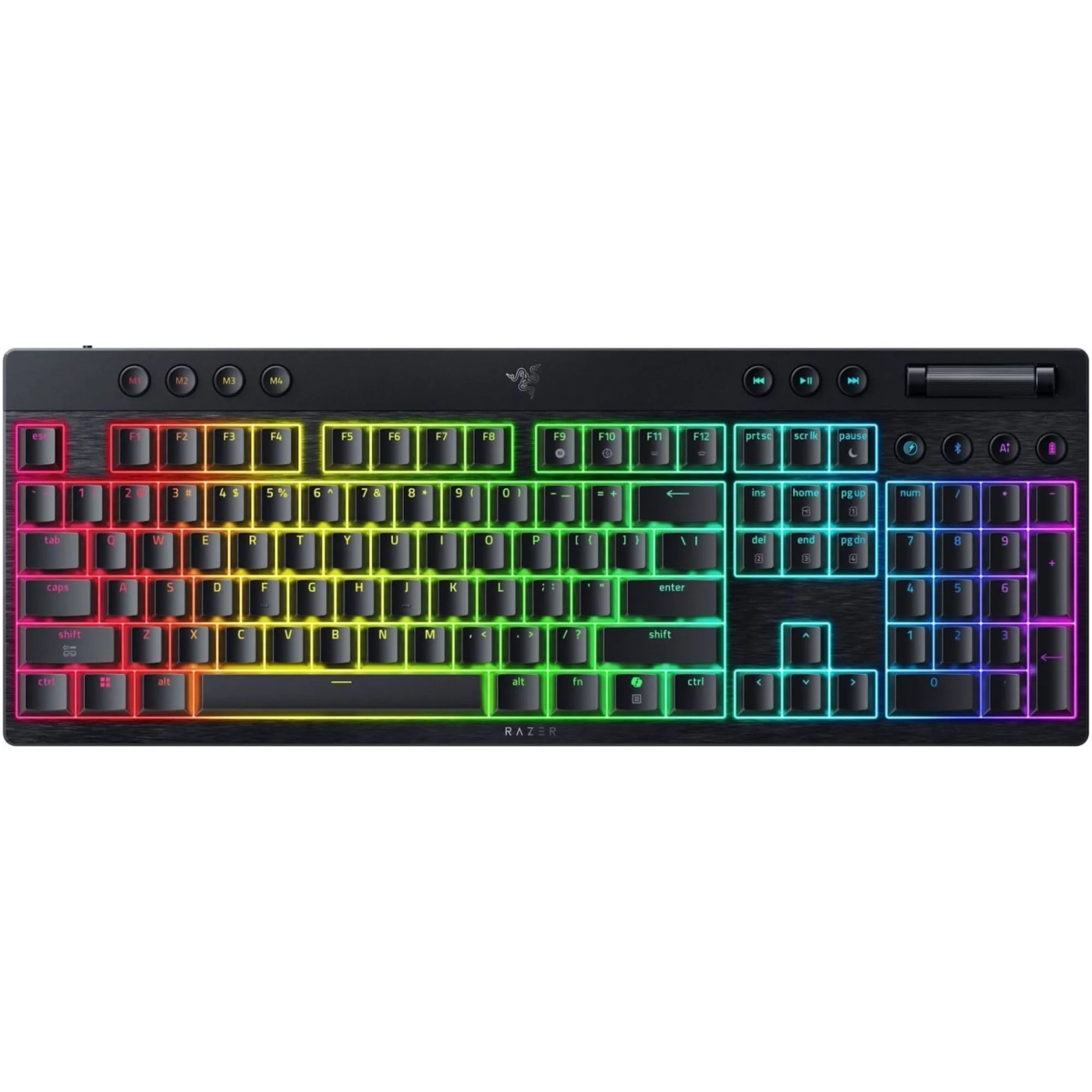Купити Клавіатура RAZER BlackWidow V4 Low-Profile Orange Switch (RZ03-05270800-R3M1) - фото 1
