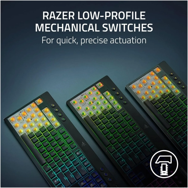 Купити Клавіатура RAZER BlackWidow V4 Low-Profile TKL Orange Switch (RZ03-05450700-R3M1) - фото 5