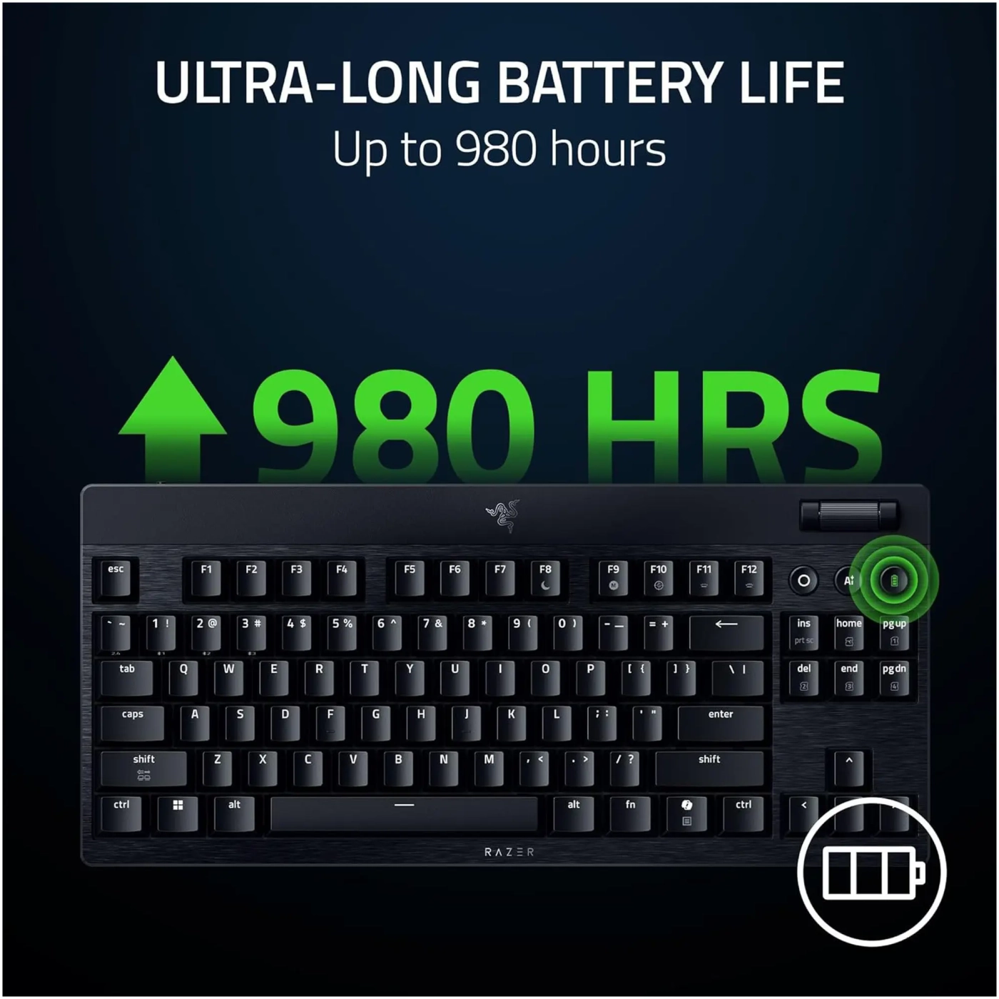 Купити Клавіатура RAZER BlackWidow V4 Low-Profile TKL Orange Switch (RZ03-05450700-R3M1) - фото 8