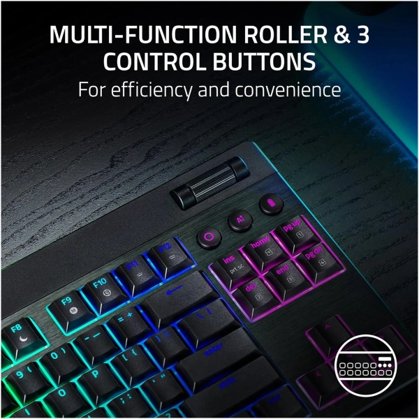Купити Клавіатура RAZER BlackWidow V4 Low-Profile TKL Orange Switch (RZ03-05450700-R3M1) - фото 9