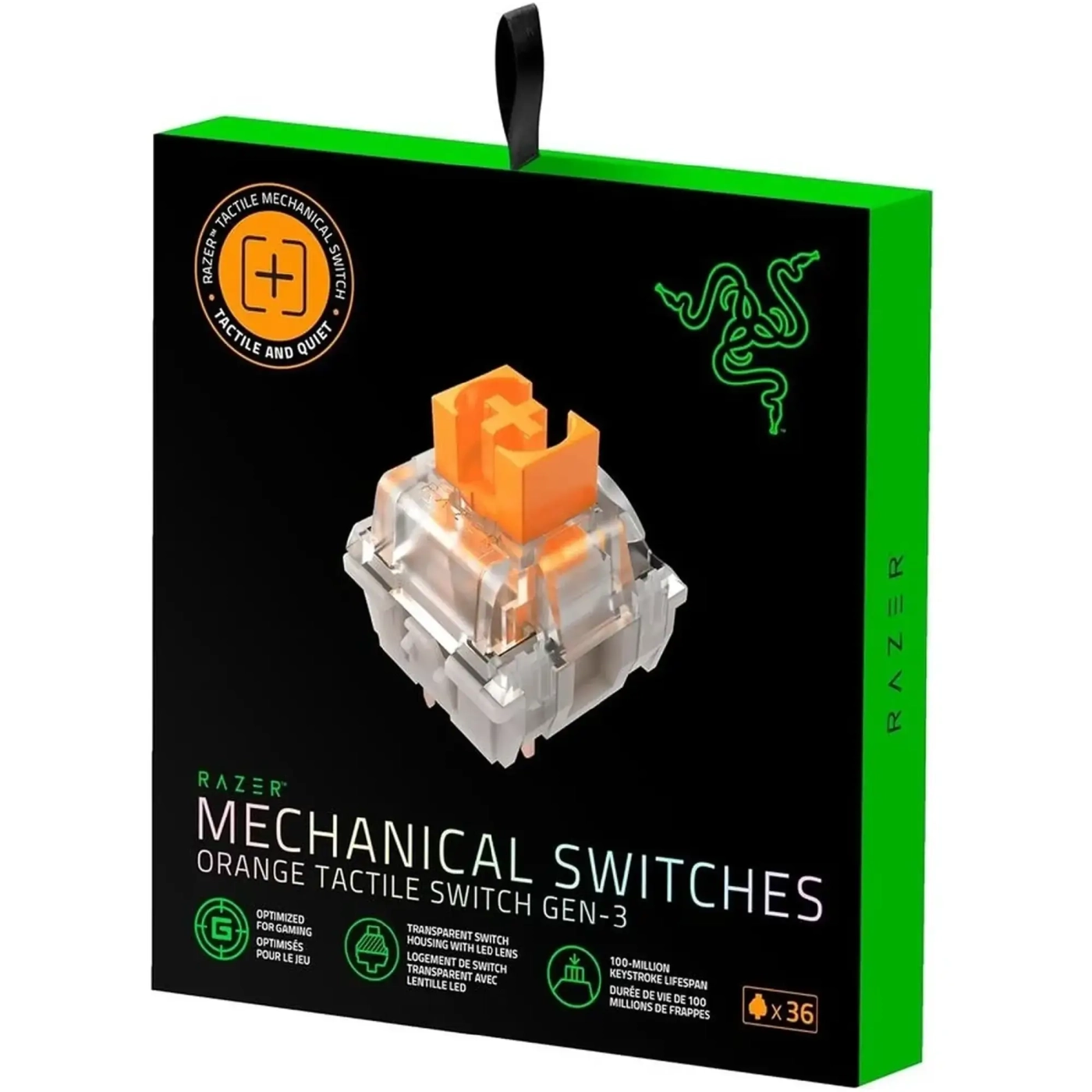 Купити Комплект перемикачів RAZER Mechanical Switches Pack - Orange Tactile switch (RC21-02040300-R3M1) - фото 5