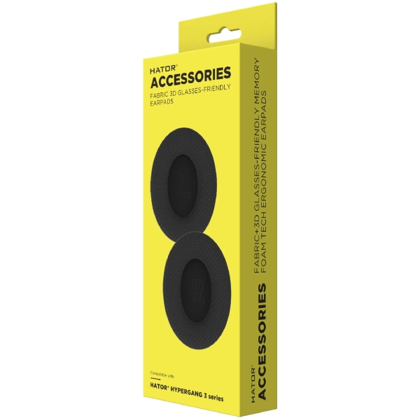 Купить Амбушюр для наушников Hator Hypergang 3 ESH series, Black 2 шт. (ACC-409) - фото 3