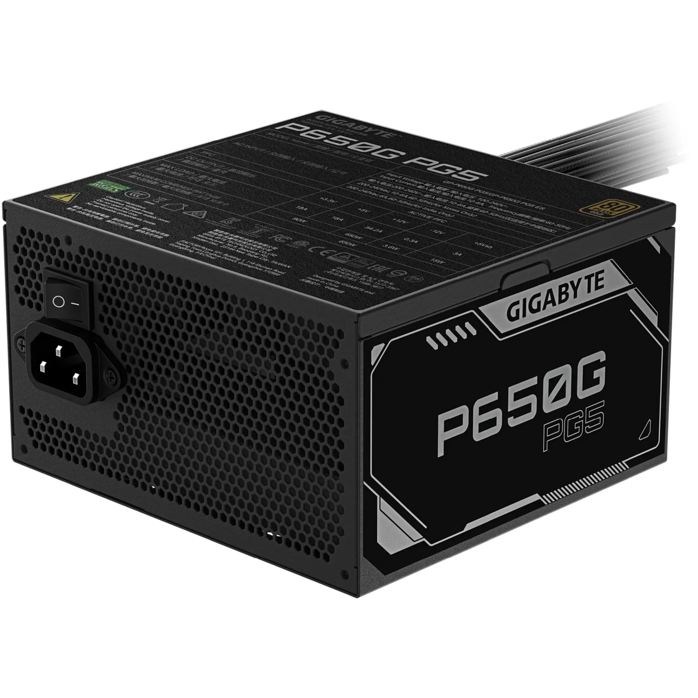 Купити Блок живлення Gigabyte 650W 80 PLUS Gold (GP-P650G PG5) - фото 5