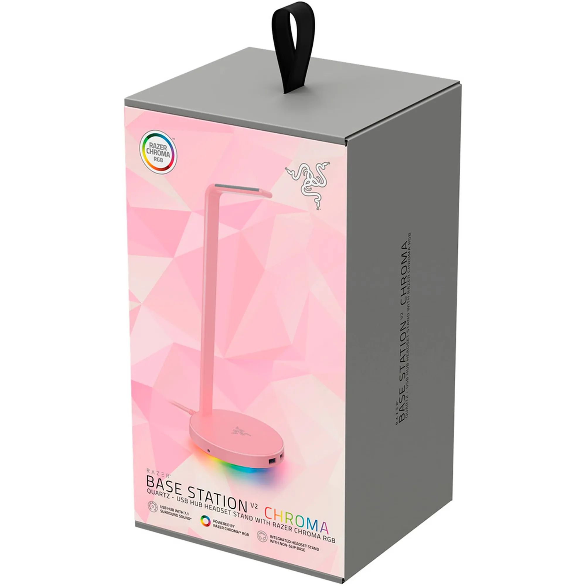 Купити Підставка для навушників Razer Base Station V2 Chroma Quartz (RC21-01510200-R3M1) - фото 5