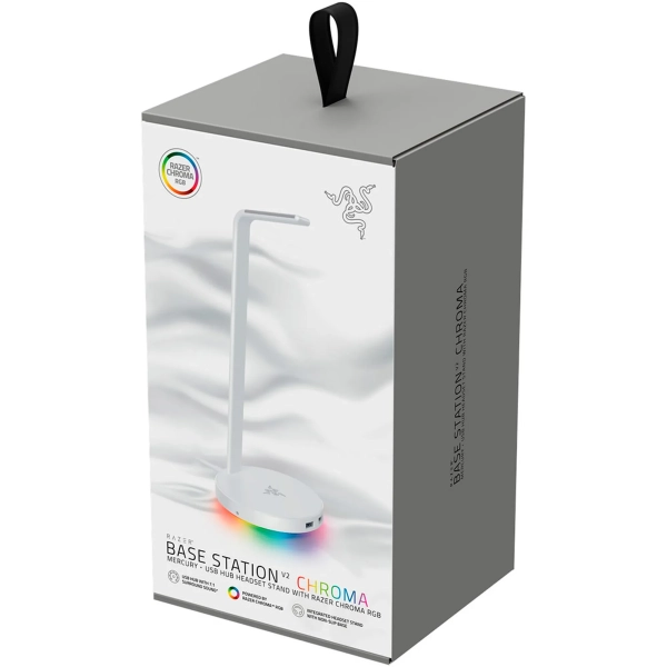 Купить Подставка для наушников Razer Base Station V2 Chroma Mercury (RC21-01510300-R3M1) - фото 5